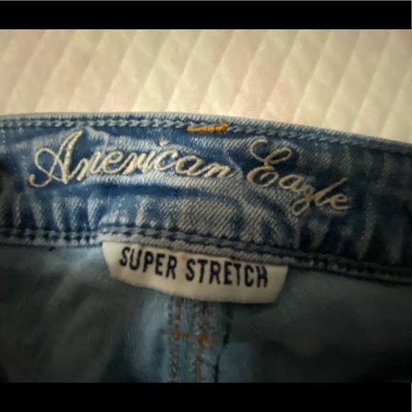 AMERICAN EAGLE BLUE JEANS   size2 stretch - Picture 5 of 8